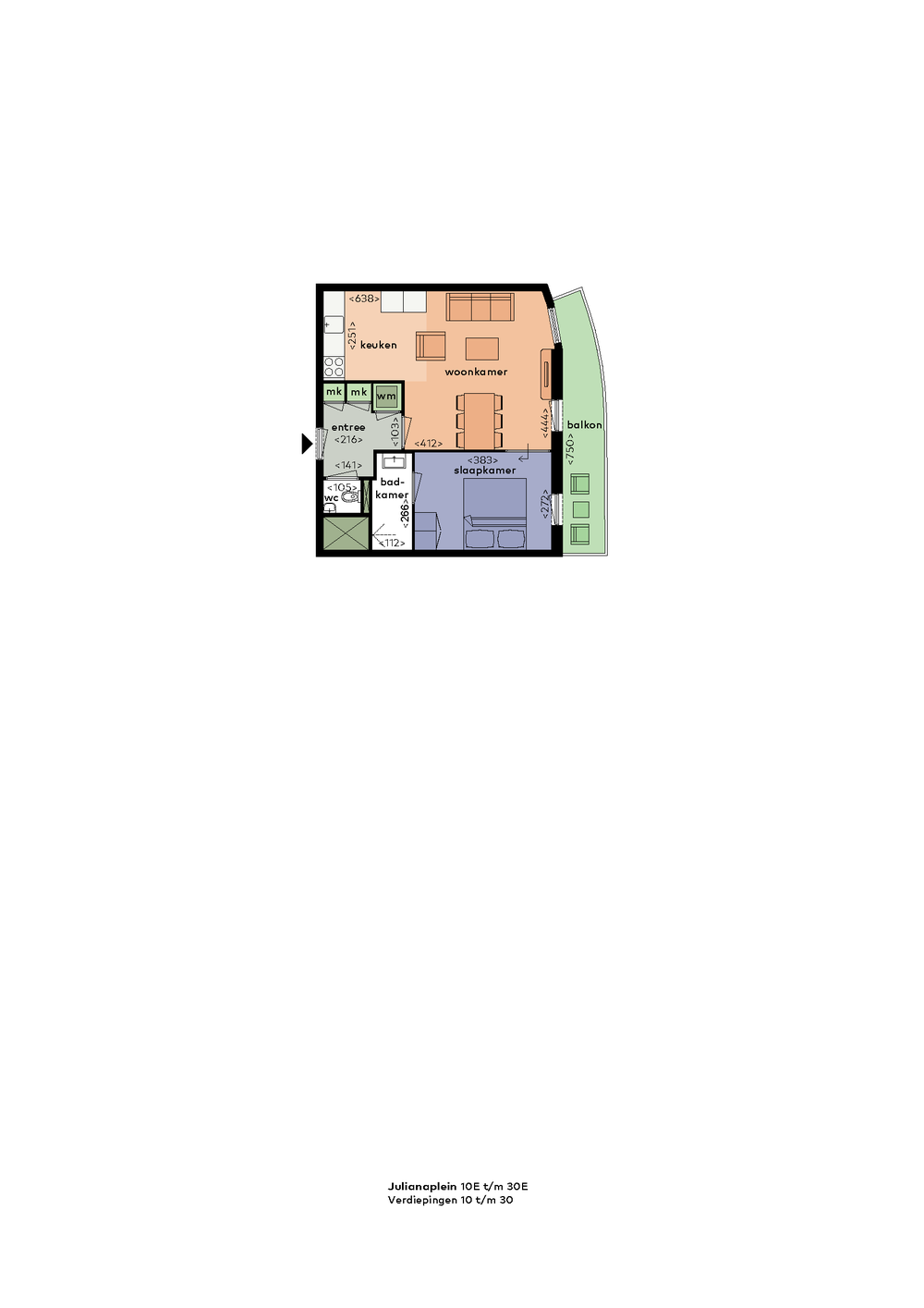 Appartement Julianaplein