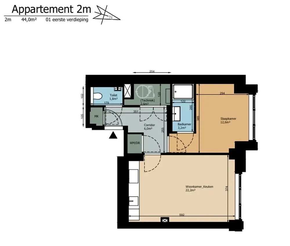 Appartement Louis Couperusplein in Den Haag t 2514 HP (Voorhout)