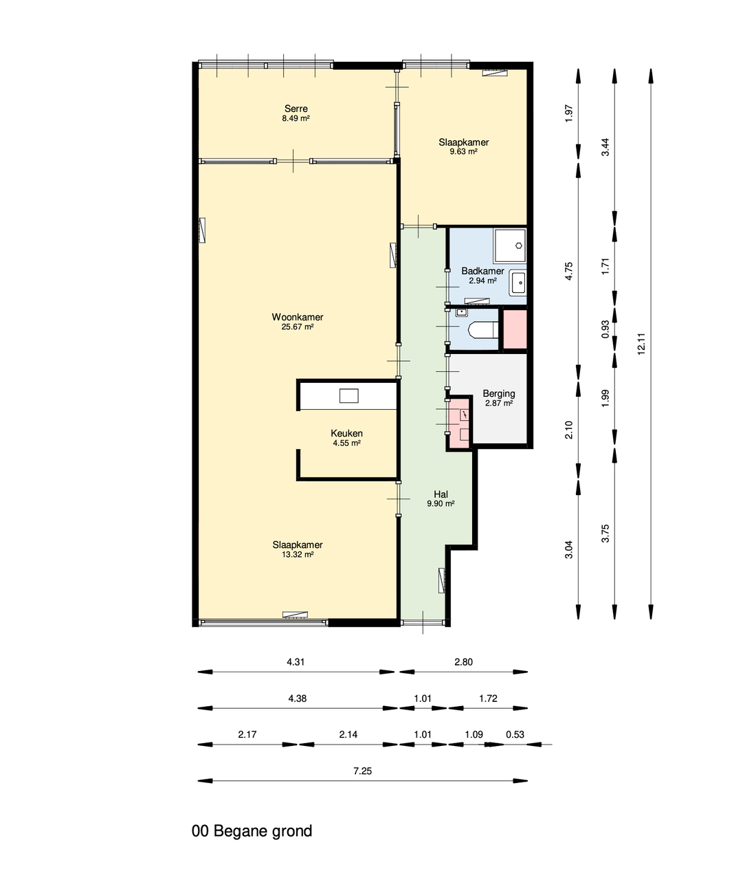Appartement Baron GA Tindalplein
