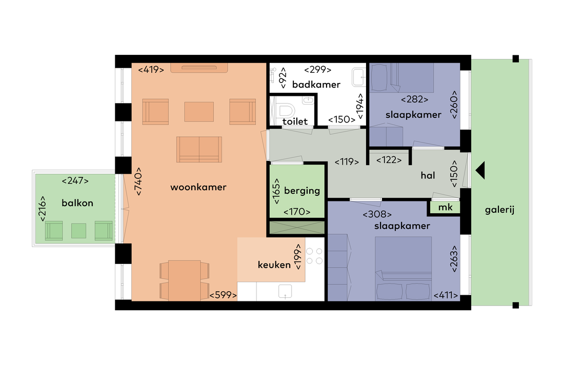 Appartement Toxopeusstraat