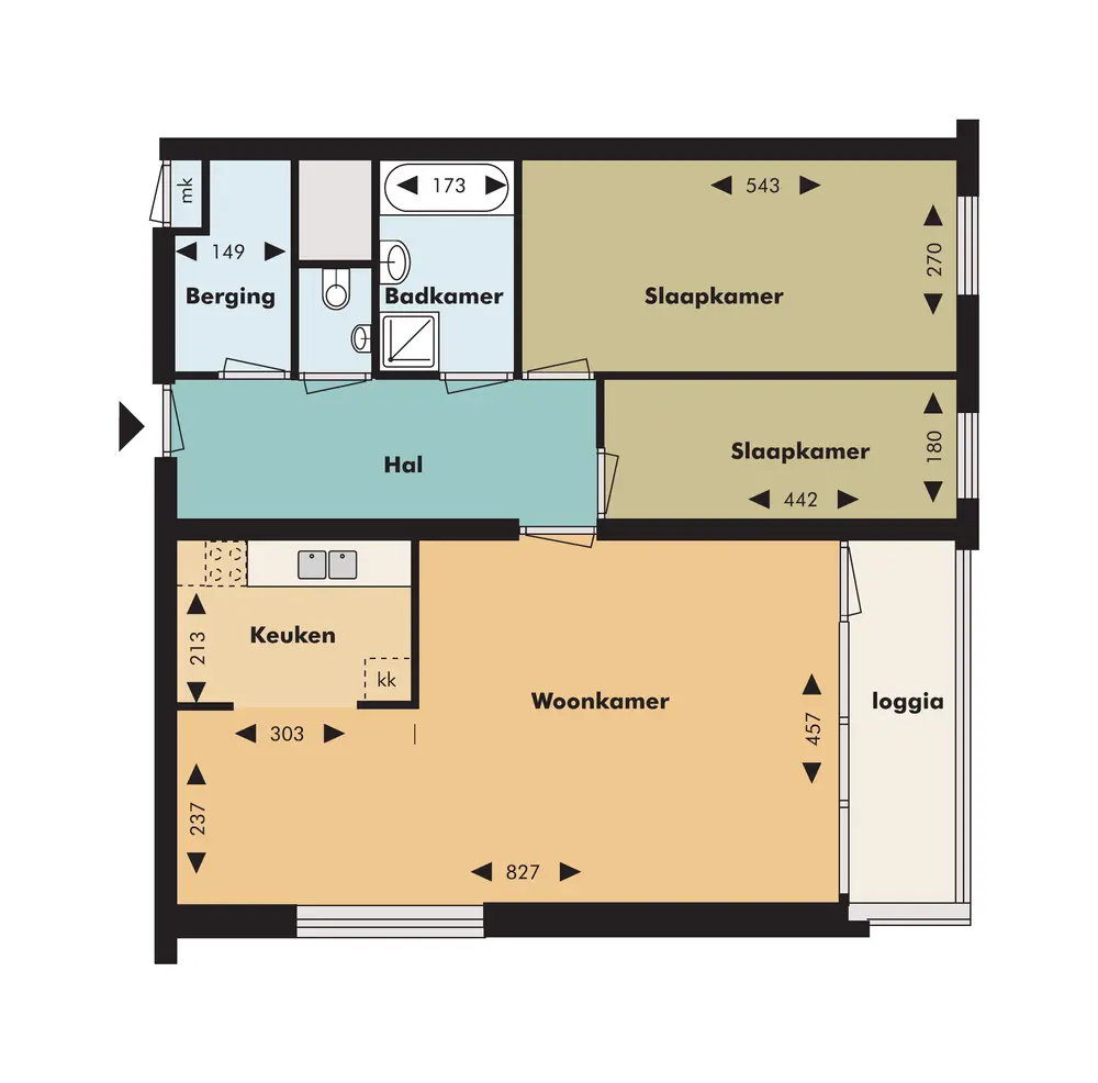Appartement Buitenbassinweg in Rotterdam 3063 TC (De Esch)