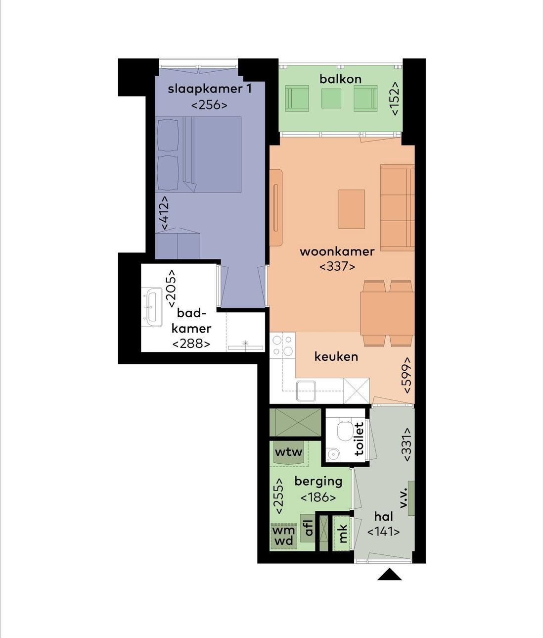 Appartement Aaltje Noordewierstraat in Den Haag Bekijk kaart 2551 SE (Waldeck-Zuid)