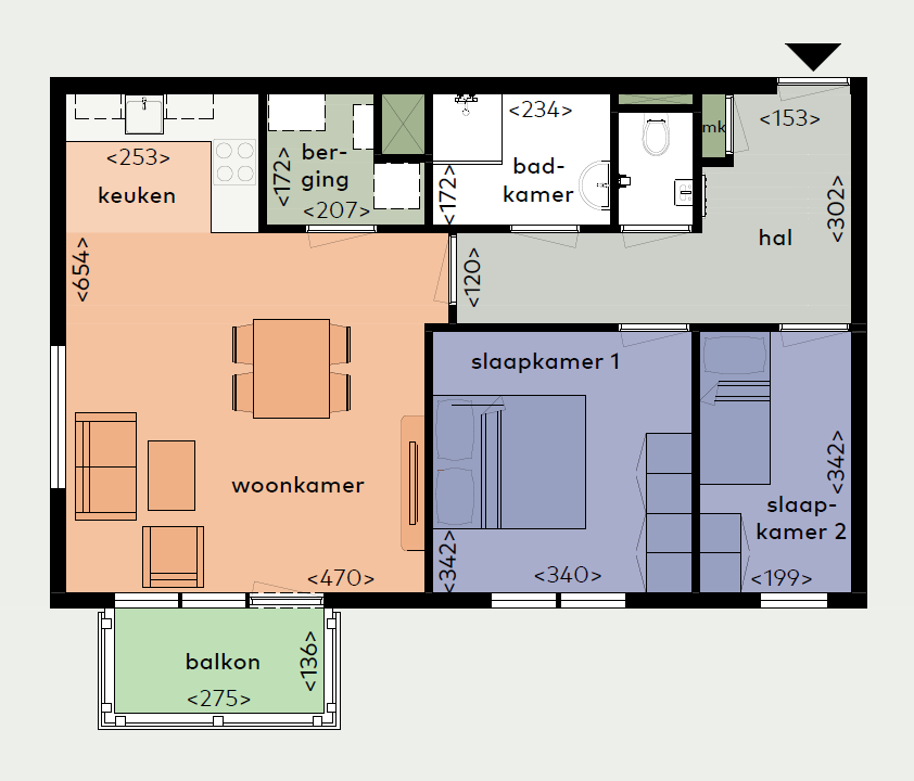 Appartement Eelkemastraat in Groningen 9723 ZW (Europapark)