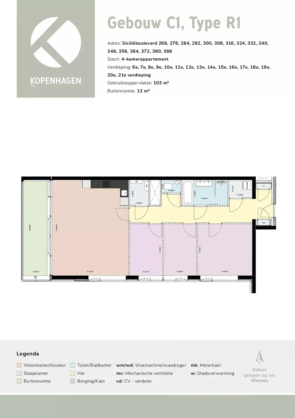 Appartement Siciliëboulevard in Rotterdam 3059 XT (Nesselande)