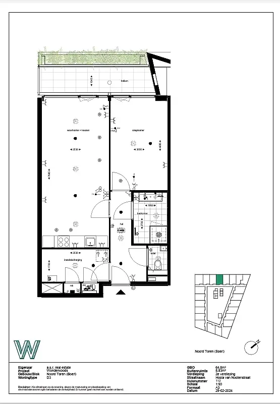 Appartement Hoola van Nootenstraat