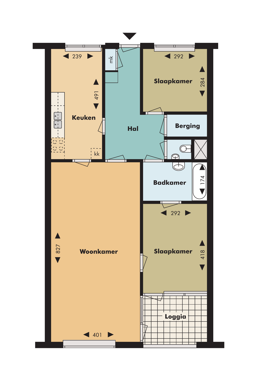 Appartement Nieuwehaven