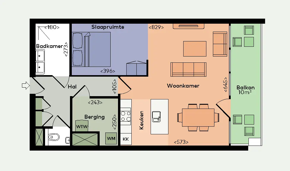 Appartement Zalmstraat in Rotterdam 3016 DS (Nieuwe Werk)
