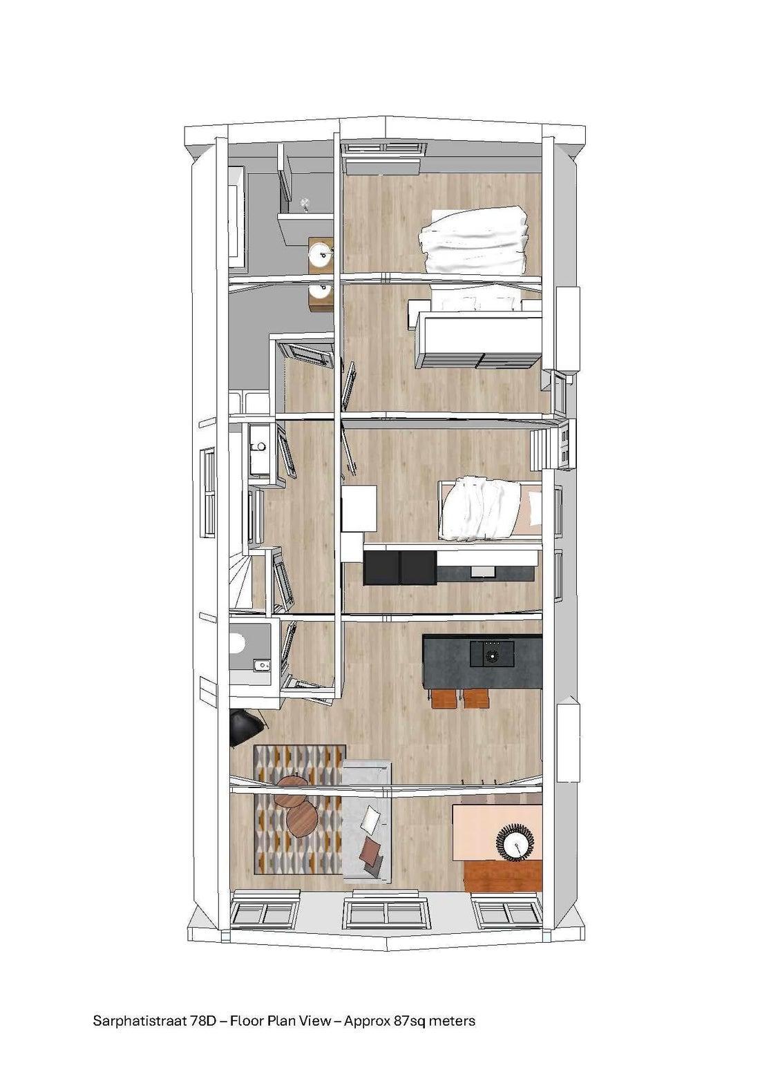Appartement Sarphatistraat