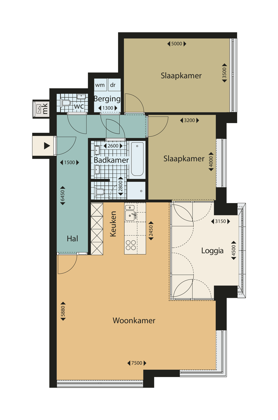 Appartement Van der Hoevenplein
